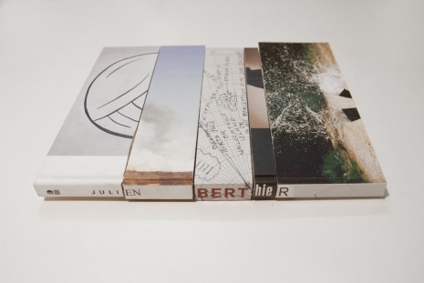 Julien Berthier, Monographie, 2018, Livres découpés et reliés, 2018, Galerie Georges-Philippe & Nathalie Vallois