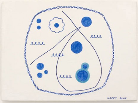 Lily Van der Stokker, Happy Blue, 1990/1991, Air de Paris