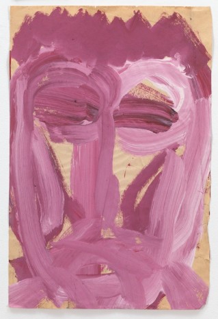 Dan Asher, Untitled, 1984, tempera on paper , Martos Gallery