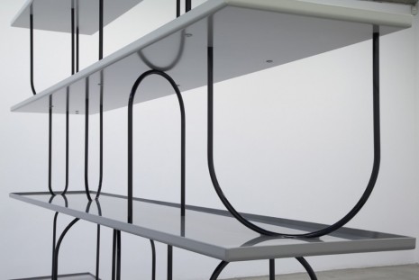 Nicole Wermers, Wasserregal (detail), 2012, Tanya Bonakdar Gallery