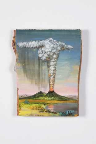 Ida Tursic & Wilfried Mille, Old Landscape with erupting Vesuvio, 2018 , Alfonso Artiaco