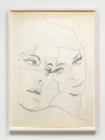 Evelyne Axell, Etude pour Double portrait, 1969 , König Galerie