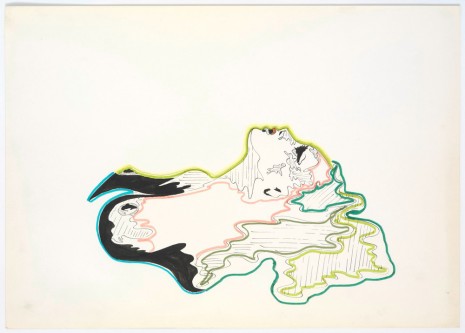 Evelyne Axell, Etude pour La source, 1971, König Galerie