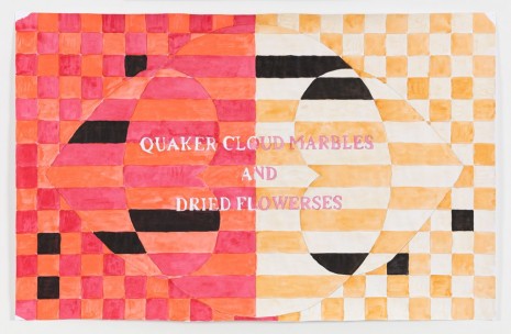 Ben Estes, Heart Poems (Quaker cloud marbles), 2017, Paula Cooper Gallery