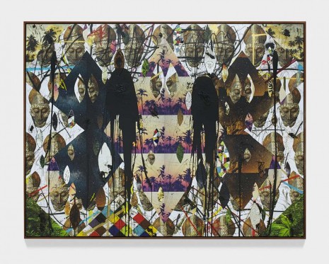 Rashid Johnson, Untitled Escape Collage, 2017 , David Kordansky Gallery