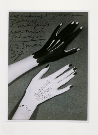 Man Ray, Hands of Yvonne Zervos painted by Pablo Picasso, 1937 , Hauser & Wirth