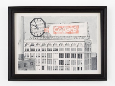 Pablo Bronstein, Former world’s largest clock - Colgate Factory, Jersey City, 2018 , Herald St