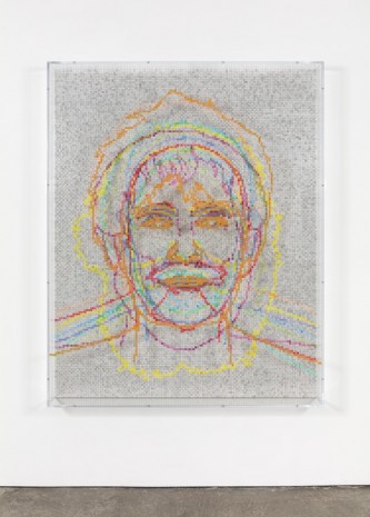Charles Gaines, Faces 1: Identity Politics, #9, Luce Irigaray, 2018 , Paula Cooper Gallery