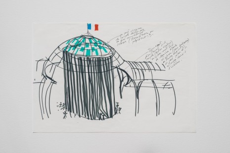 Daniel Buren, Photo-souvenir: ‘Esquisse graphique pour le Grand Palais, Paris (France)', 2012, Galleria Continua