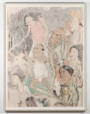 Yun-Fei Ji, They Come Out Together, 2017-2018 , James Cohan Gallery