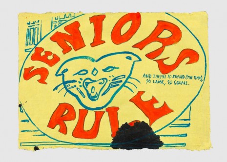 Raymond Pettibon, No Title (Seniors Rule), 2017 , Contemporary Fine Arts - CFA