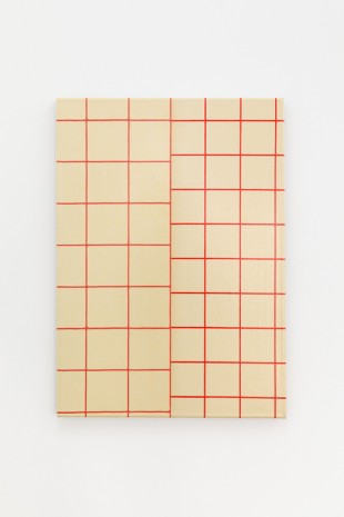 Renaud Regnery, Faux-Tiles Painting #10, 2017, Galerie Jérôme Pauchant