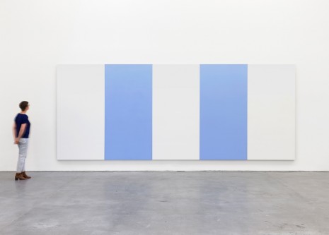 Olivier Mosset, Untitled (Blue), 2017 , VNH Gallery