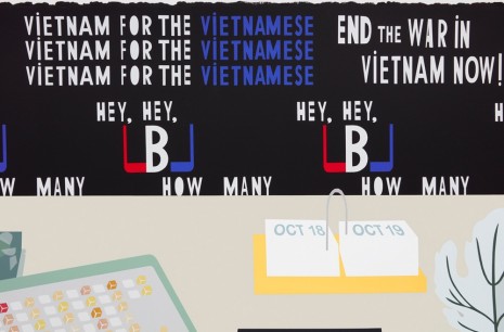 Matthew Brannon, Concerning Vietnam: Oval Office, October 1967, 2018 , Casey Kaplan