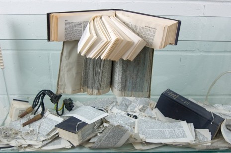 John Latham, Distress of a Dictionary, 1988, Lisson Gallery