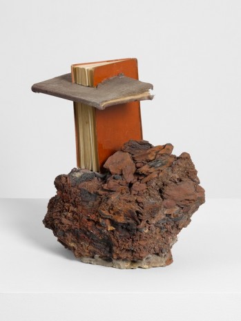 John Latham, Book in processed oil shale from Bing, c. 1976, Lisson Gallery