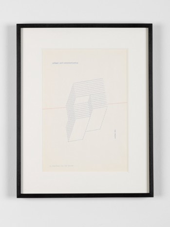 Dom Sylvester Houédard, optimal self-dehistorisation, 1971, Lisson Gallery