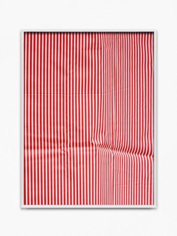 Annette Kelm, Red Stripes 1, 2018, Giò Marconi