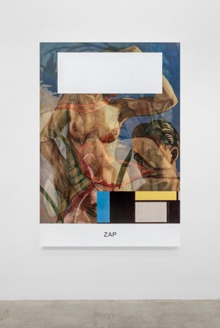 John Baldessari, All Z's (Picabia/Mondrian): Zap, 2017, Marian Goodman Gallery