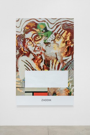 John Baldessari, All Z's (Picabia/Mondrian): Zaddik, 2017, Marian Goodman Gallery