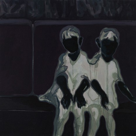 Lin Shan, Twins On The Sofa (Mirror Image), 2018 , ShanghART