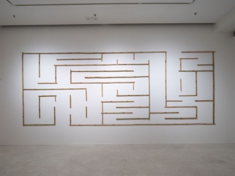 Pascale Marthine Tayou, Bambou labyrinth, 2018, Pearl Lam Galleries