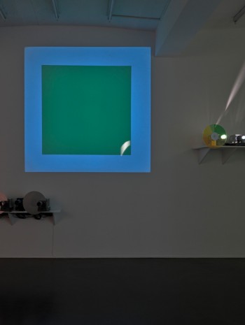 João Maria Gusmão + Pedro Paiva, Jumping with square on a green square, 2018 , Sies + Höke Galerie