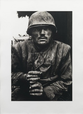 Don McCullin, Shell shocked US Marine, 1968 Printed in 2018 , Hauser & Wirth