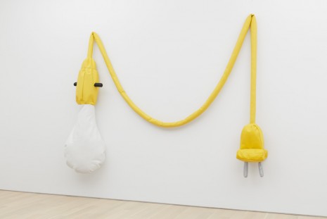 Al Freeman, Soft Lightbulb with Yellow Cord, 2018 , Almine Rech