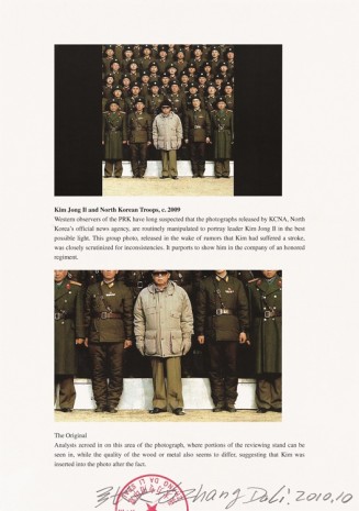 Zhang Dali, Visual Machine 201. circa 2009 Kim Jong Il and North Korean Troops, 2010, Tang Contemporary Art