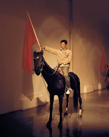Zhang Dali, Wind Horse Flag No10, 2008, Tang Contemporary Art