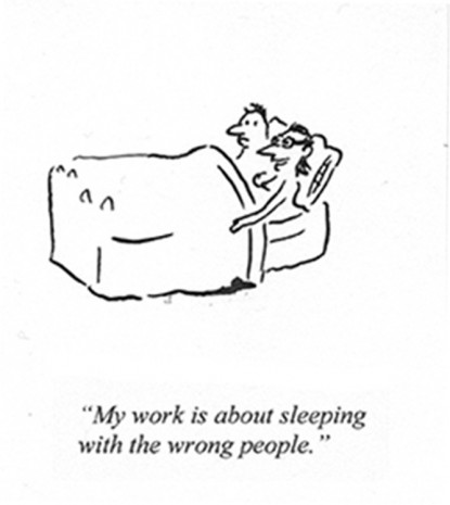 Pablo Helguera, ARTOONS: My Work is Sleeping with the Wrong People, , Galerie Gabrielle Maubrie