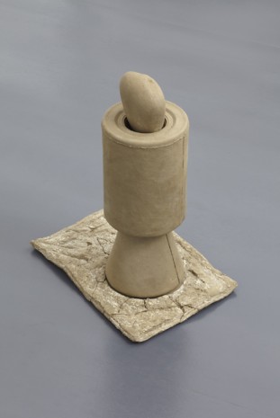 Martin Westwood, Unfired clay press casts of charity donation box, puff-pastry stone, 2012, The Approach