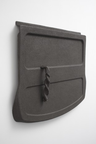 Martin Westwood, Polyester resin cast of car-parcel shelf and polyurethane resin cast of puff-pastry, 2012, The Approach
