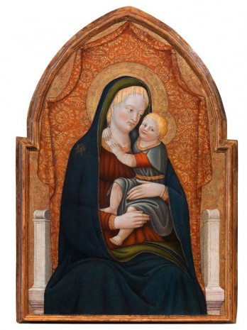 Paolo Schiavo, Madonna and Child Enthroned, c. 1440-1445 , Gagosian