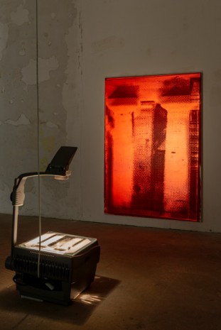 Juan Araujo, Red columns, 2015 , Galleria Continua
