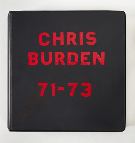 Chris Burden, Chris Burden Deluxe Photo Book 1971 - 73, 1974, Gagosian