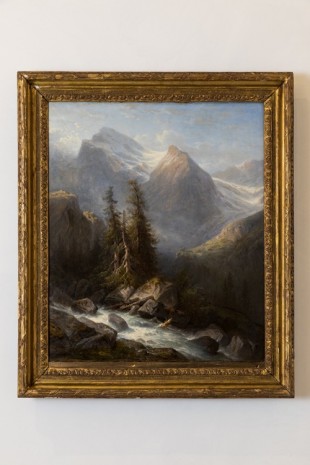 Francois Diday, Mountain Landscape (The Wetterhorn), 1866, MASSIMODECARLO
