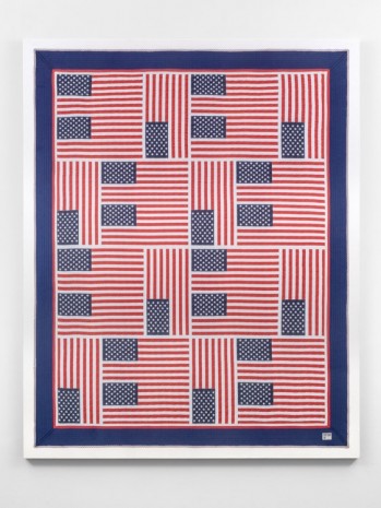 Rob Pruitt, American Quilt 2018: Hilfiger Flags, 2018, MASSIMODECARLO