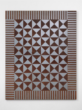 Rob Pruitt, American Quilt 2018: Rusted Studs, 2018, MASSIMODECARLO