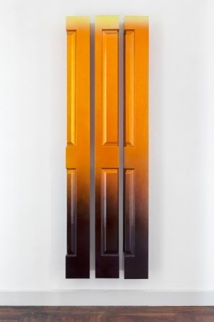 Jim Lambie, Sun-Up (Gold Finch), 2018, Galleria Franco Noero
