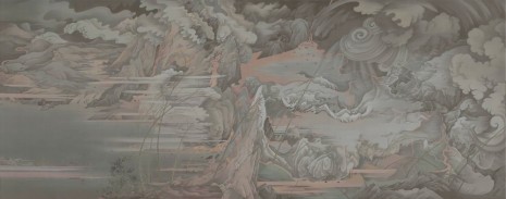 Hao Liang, Day and Night (panel II), 2017-2018, Gagosian