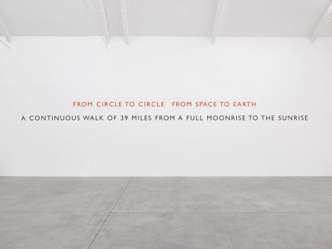 Richard Long, From Circle to Circle From Space to Earth, 2002, Lisson Gallery