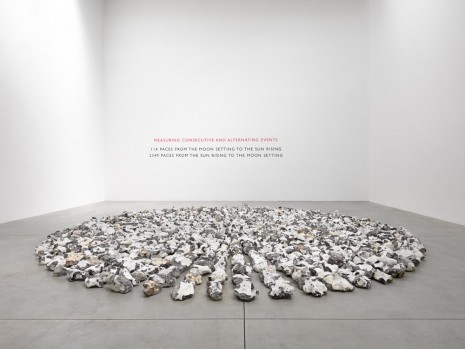 Richard Long, Flint Wheel, 2018, Lisson Gallery