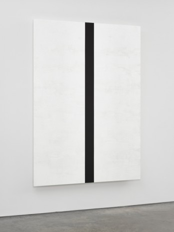 Mary Corse, Untitled (White Black Band, Beveled), 2018, Lisson Gallery