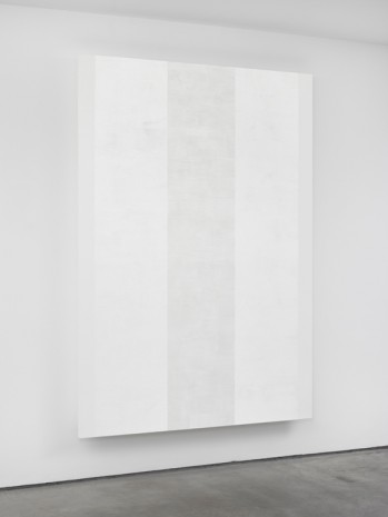 Mary Corse, Untitled (White Inner Band with White Sides, Beveled), 2018 , Lisson Gallery