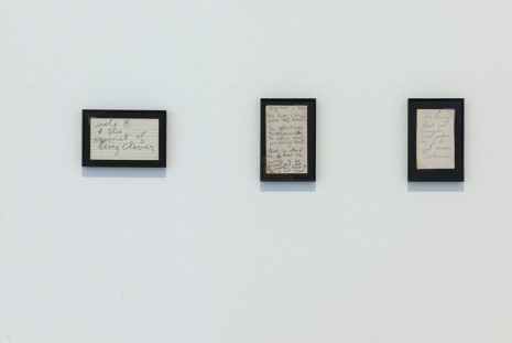 Jack Smith, Untitled (thoughts/sayings), n.d., Gladstone Gallery