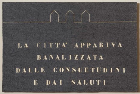 Vincenzo Agnetti, Paesaggio, 1971, Cardi Gallery