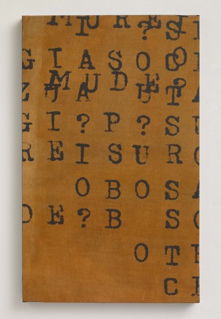 Vincenzo Agnetti, Oltre il linguaggio, Semiosi (Beyond language, Semiosis), 1970 , Cardi Gallery