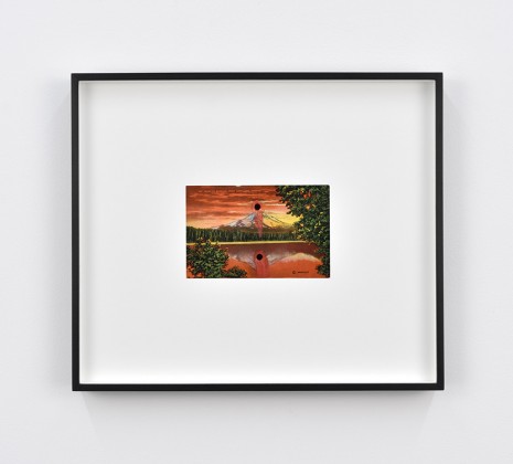 Tacita Dean, Found Postcard Monoprint (Mt. Hood at Sunrise), 2018 , Marian Goodman Gallery